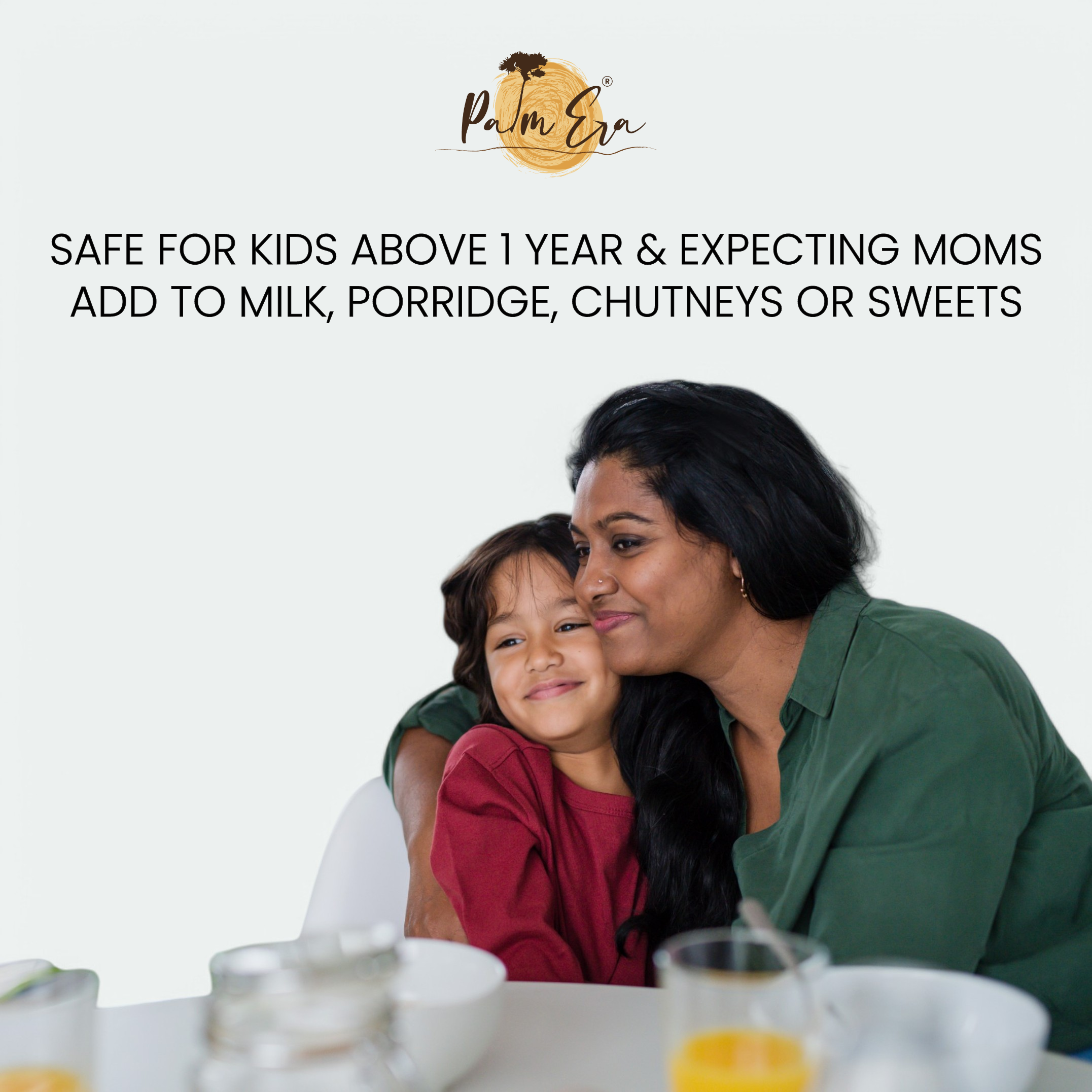 Natural palm jaggery powder safe for mom & kids, moms, and elders