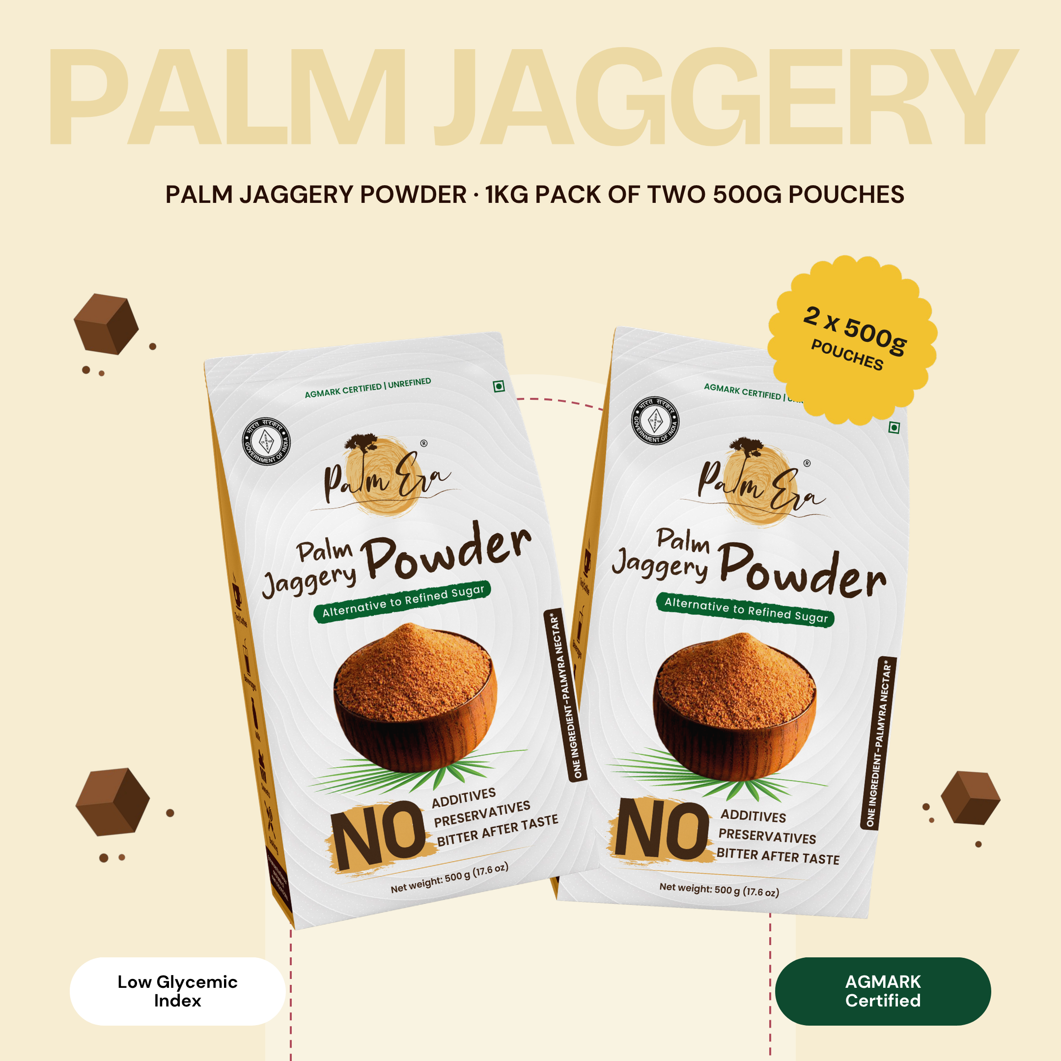 Palm Jaggery Powder – Traditional Sweetener