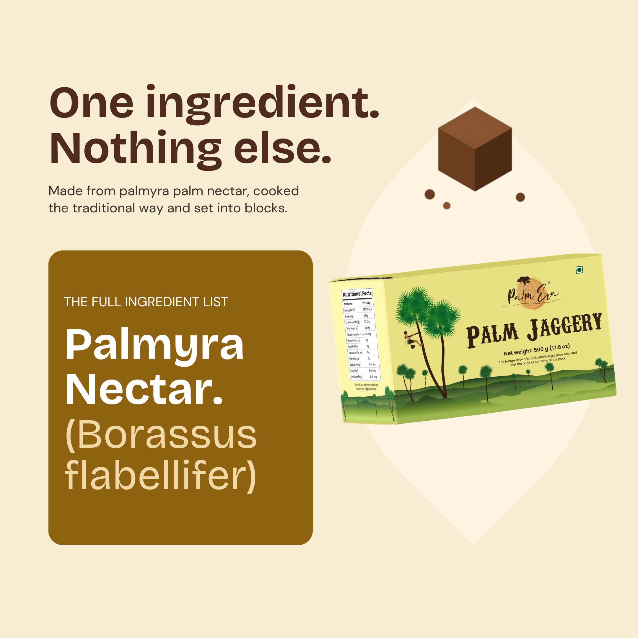 Palm Jaggery Block Sweetener