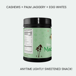 Cashews, palm jaggery, and egg whites – natural macaroon ingredients
