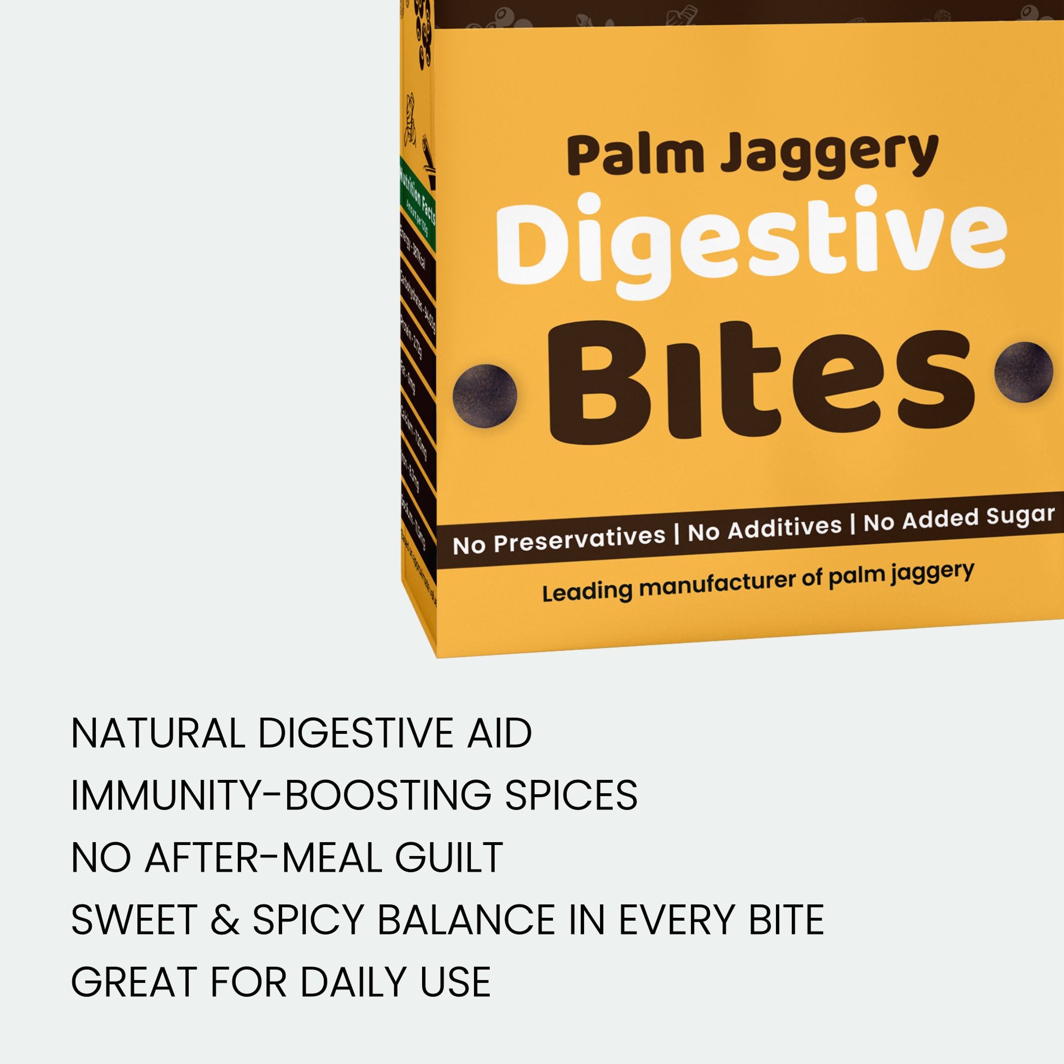 Digestive Bites | Herbal Palm Jaggery