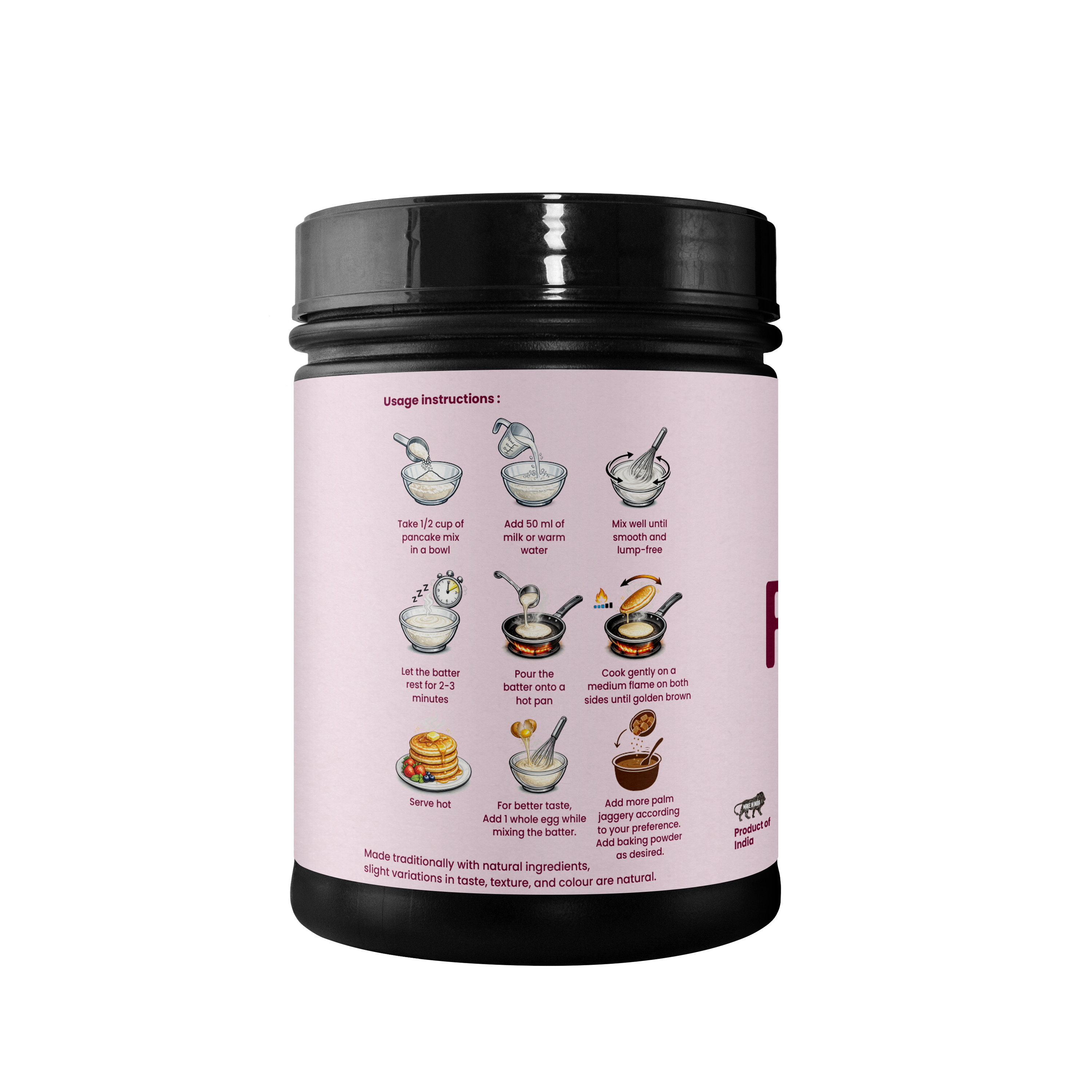 Fruit Pancake Mix with Palm Jaggery