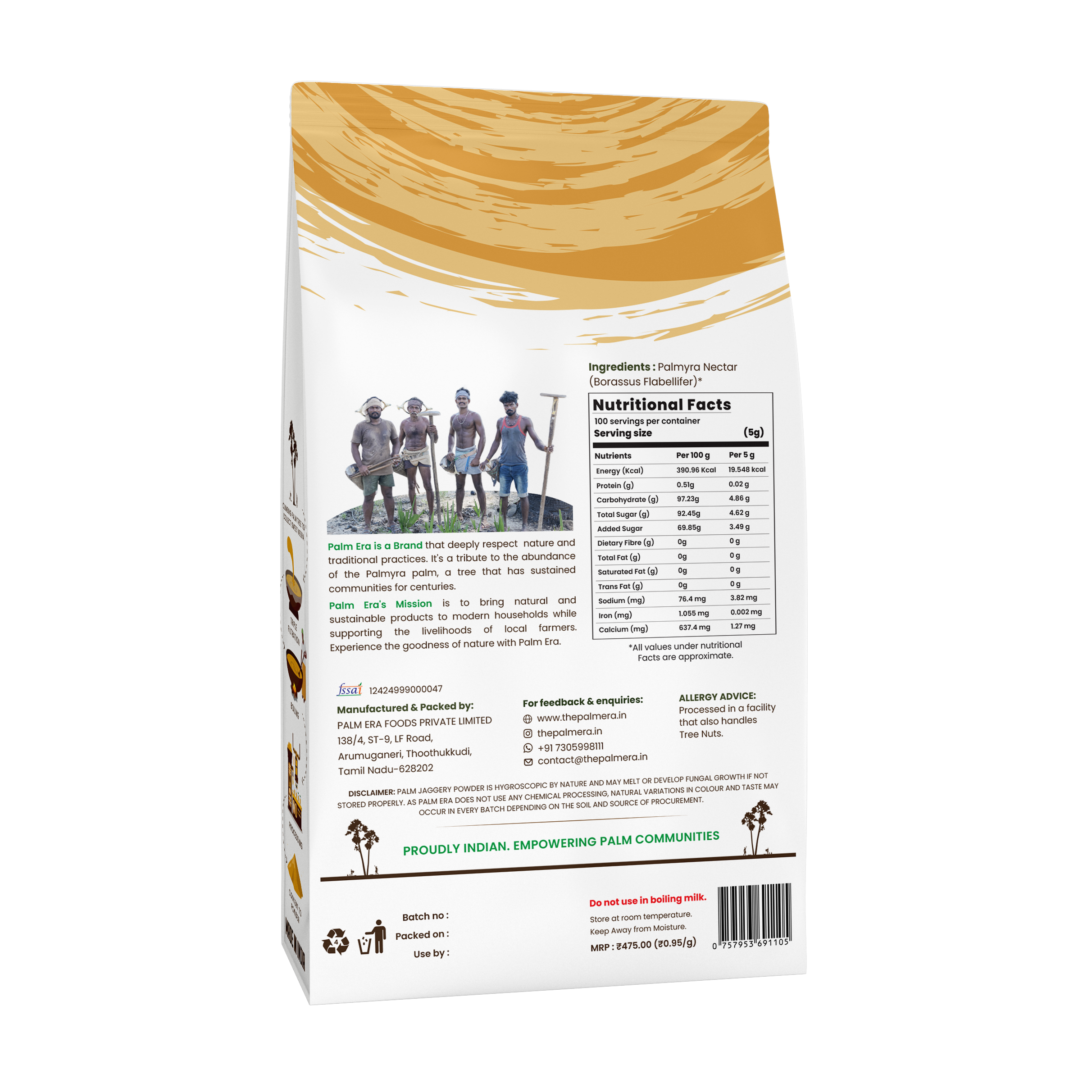 Palm Jaggery Powder for Mom & Kids | Palm Era