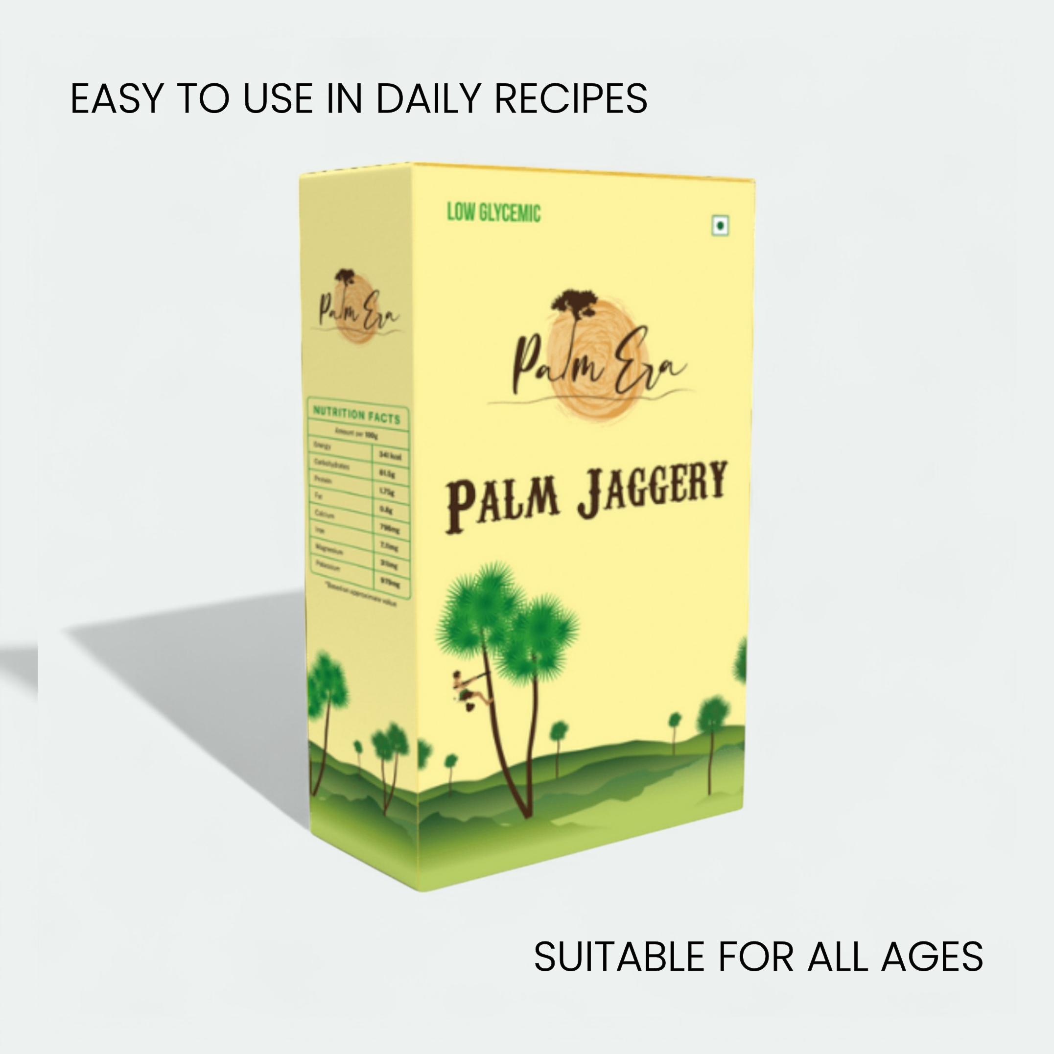 Palm Era palm jaggery blocks low glycemic
