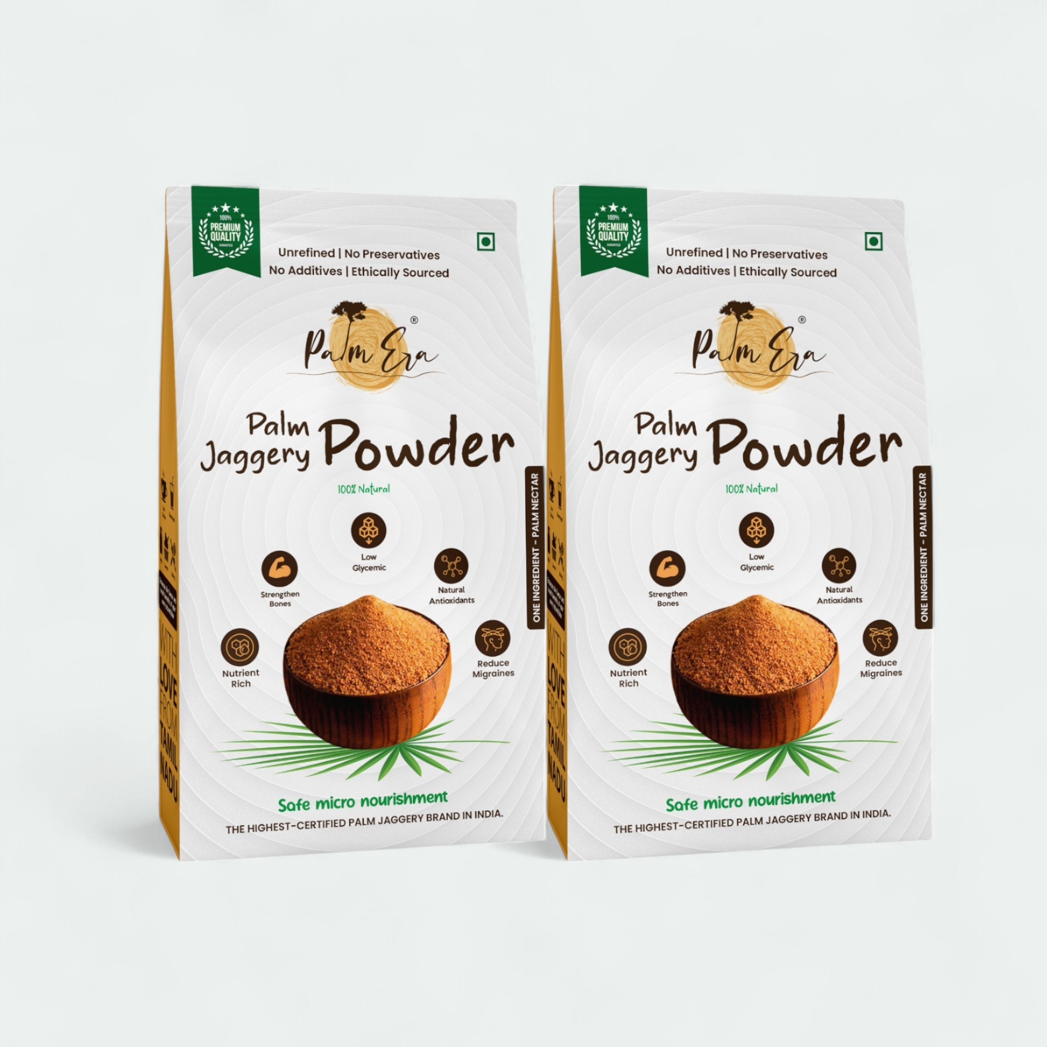 Palm Era palm jaggery powder family pack – natural sweetener