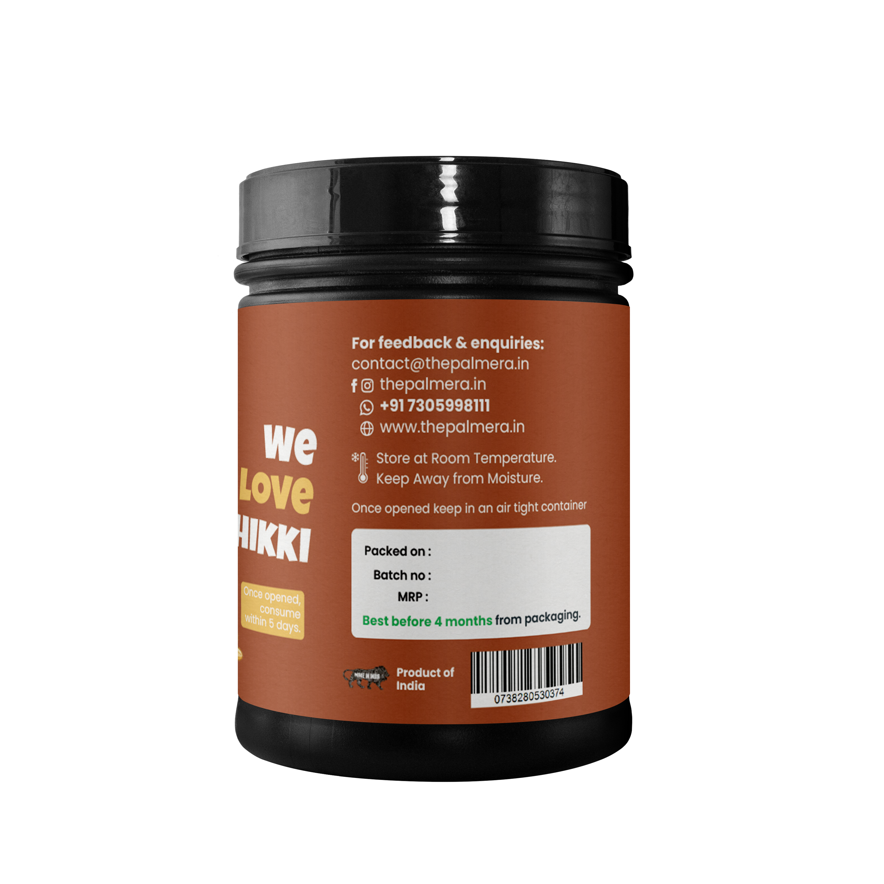 Peanut Chikki Nut Bites (45g x 4 Pack)